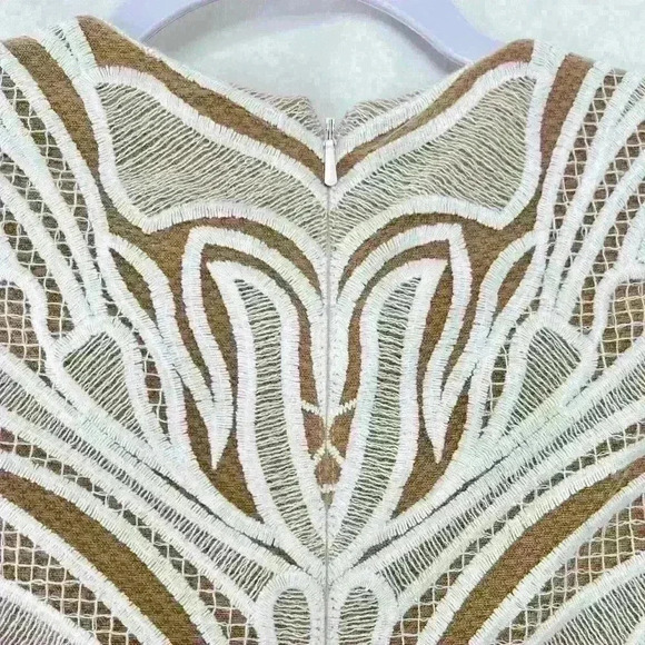 Alexis White Garner Lace Fringe Long Sleeve Romper ASO Taylor Swift - Picture 9 of 15